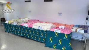 Parte de la droga intervenida en la operación Adriático.