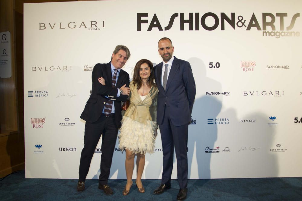 Gala de presentación de la revista Fashion & Arts Magazine en València.