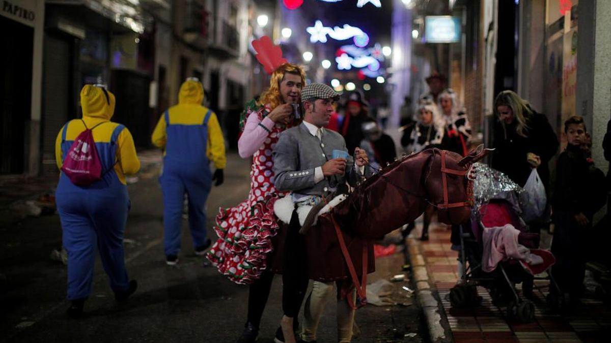 Una imagen de la Nochevieja de Coín de 2017.