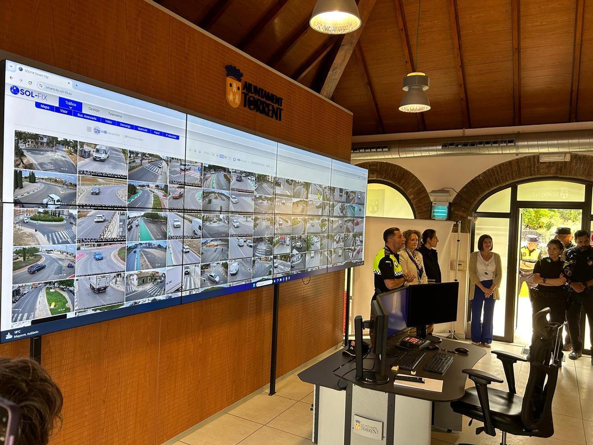 Presentación de las cámaras de tráfico de Torrent.