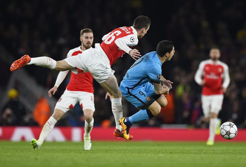 Las mejores imágenes del partido de Champions entre el Arsenal y el Barcelona.