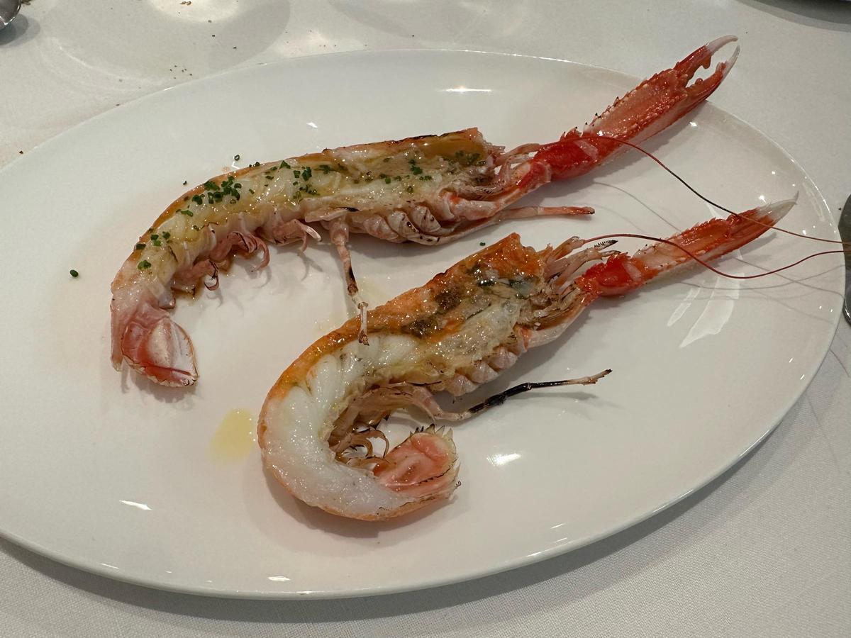 Cigala en dos cocciones.