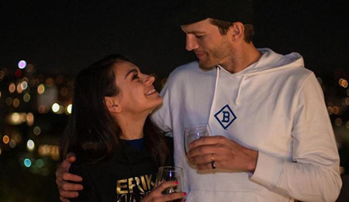 Mila Kunis y Ashton Kutcher.