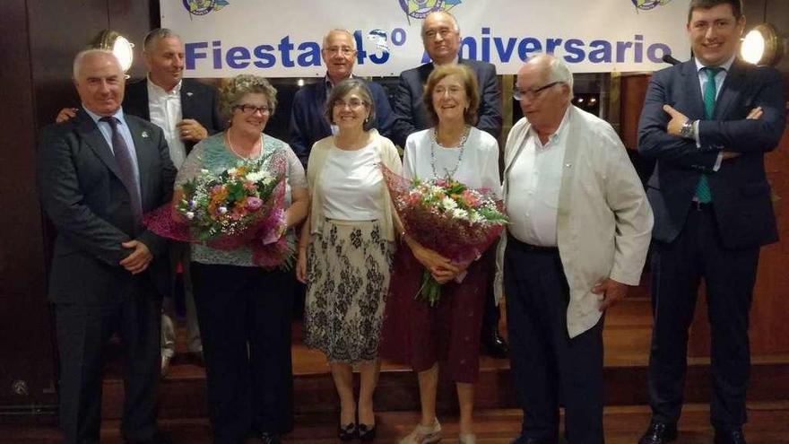 Algunos de los asistentes durante la cena. // S.A.