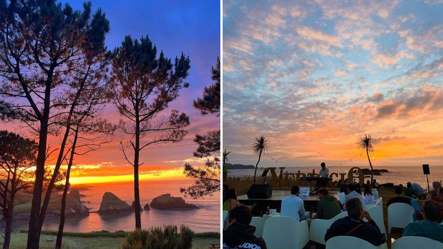 Ni Menorca ni Cádiz: estos son las mejores puestas de sol en Asturias desde seis coquetos chiringuitos de playa (que están sobre prao)