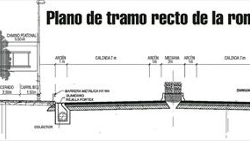 La ronda este de Cáceres se planifica para puntas de 14.173 vehículos/día en 2020