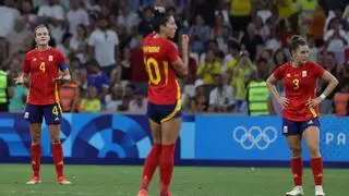 La España campeona se desintegra en los Juegos y cae traumáticamente ante Brasil (4-2)