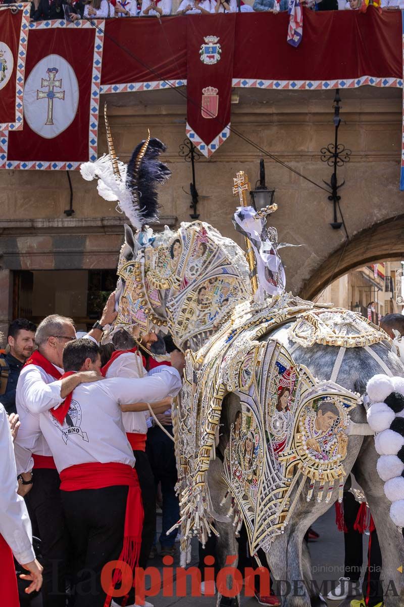 Recorrido Caballos del Vino día dos de mayo en Caravaca