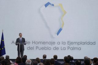 El Rey asume la recuperación de La Palma como “un proyecto colectivo”