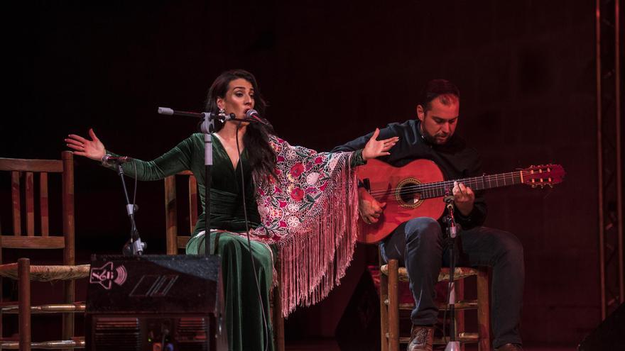 GALERÍA | Así fue la actuación de Tamara Alegre en el festival flamenco de Cáceres