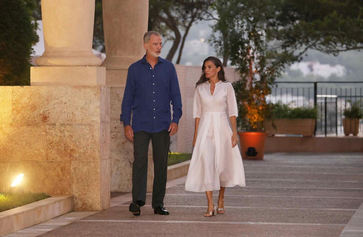 Les imatges de la recepció estival de la Família Reial a Mallorca