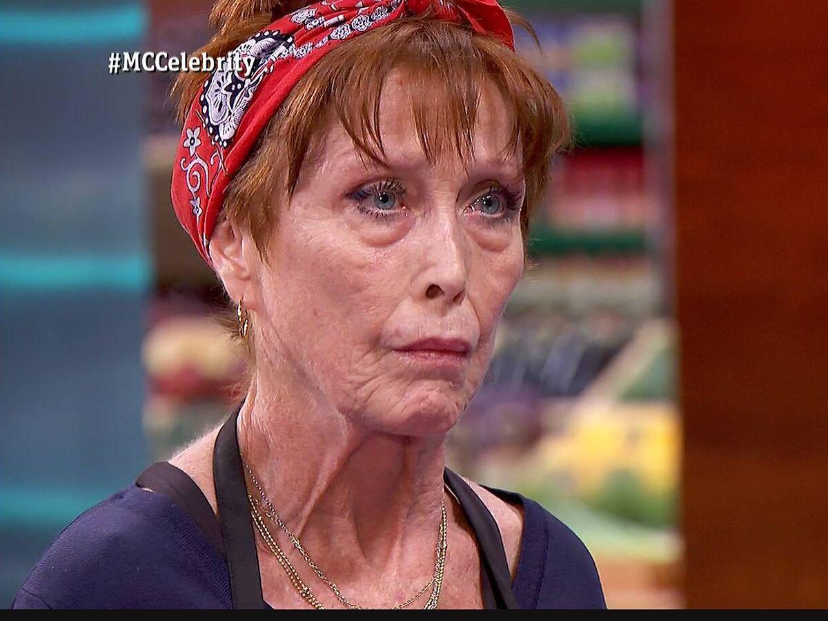Verónica Forqué, en una prueba de eliminación de 'MasterChef'