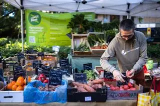 El Gòtic estrena un mercado de agricultores con productos locales y artesanales
