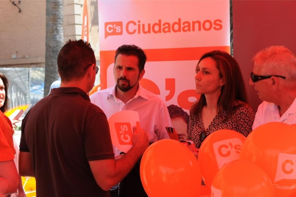 Albert Rivera visita Murcia y Los Alcázares