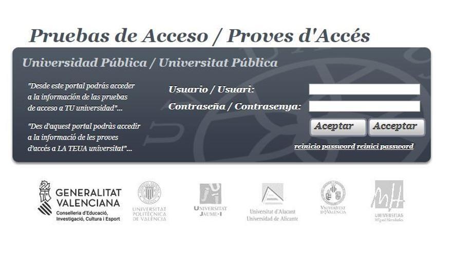 Notas de corte en la Universitat de València - Levante-EMV
