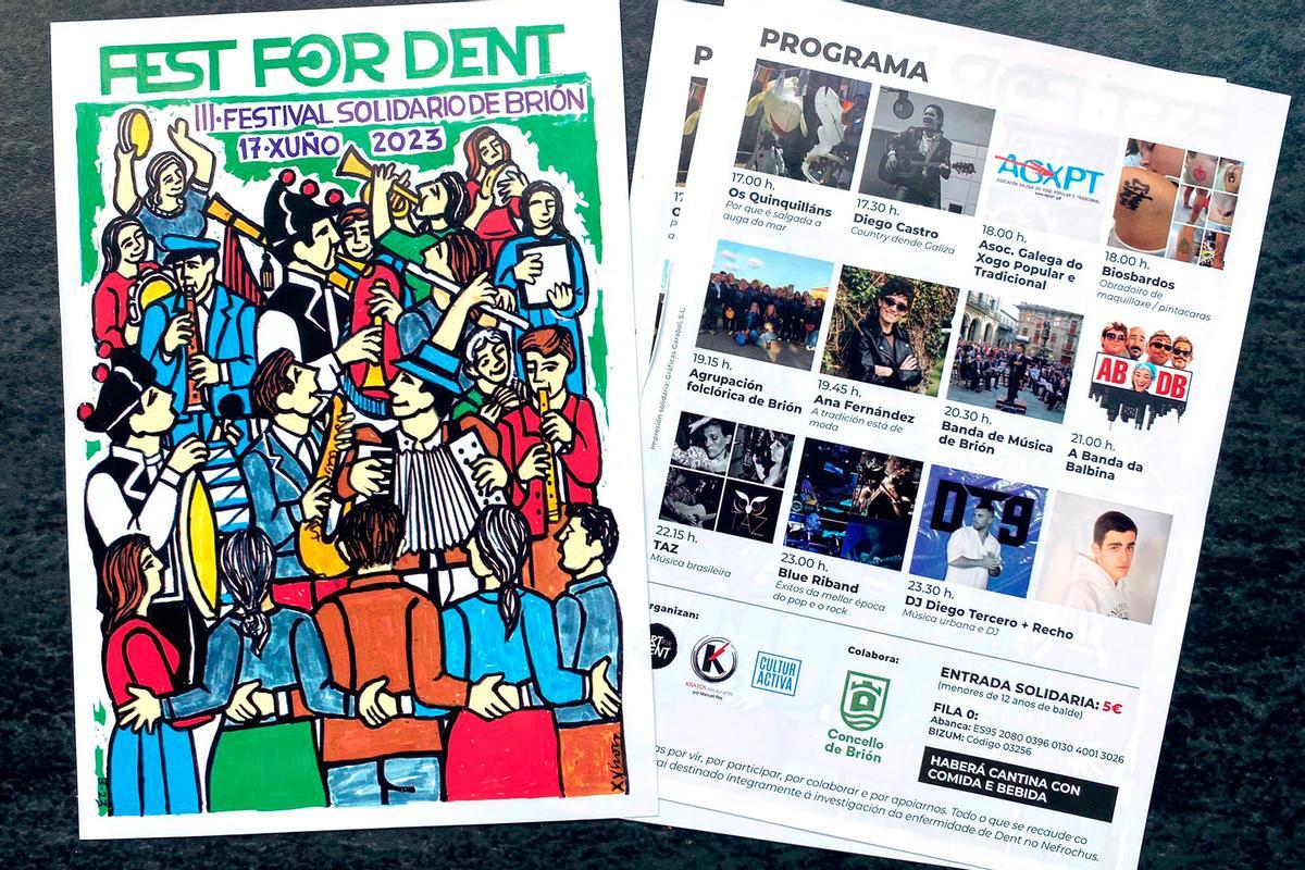 Vuelve el Festival Solidario de Brión a beneficio de Art for Dent