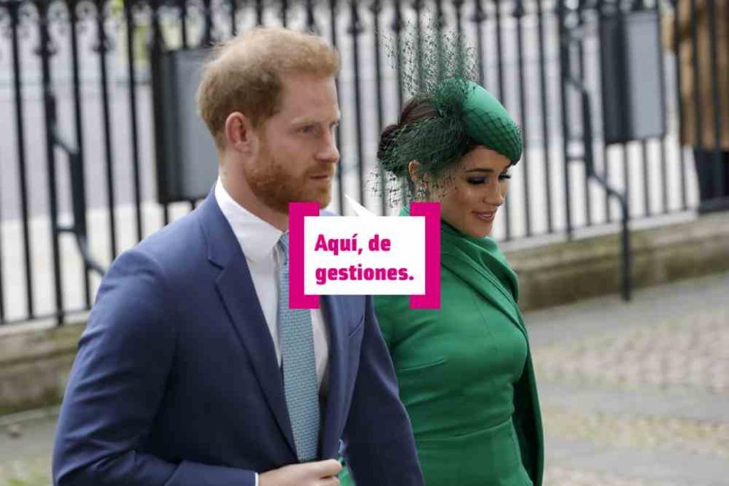 Meghan Markle y el príncipe Harry, de gestiones