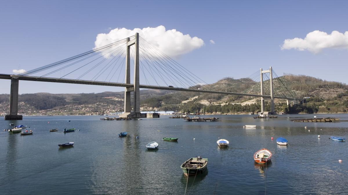 Vista del puente de Rande