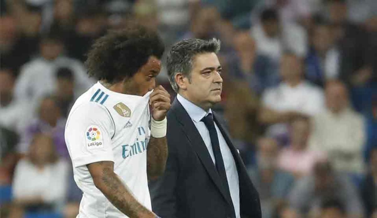 Marcelo abandonó el partido ante el Betis