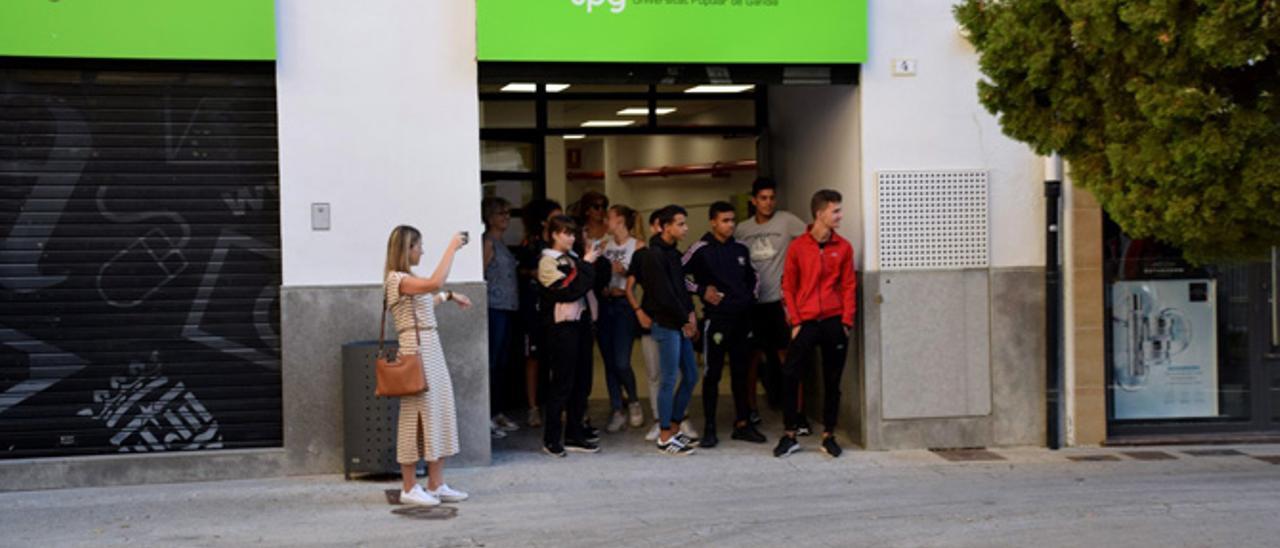 Sede de la UPG en la plaza Loreto de Gandia