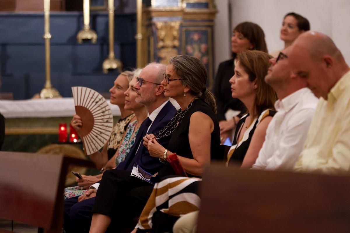 Todas las imágenes de la inauguración de la nueva iluminación de la Catedral de Ibiza