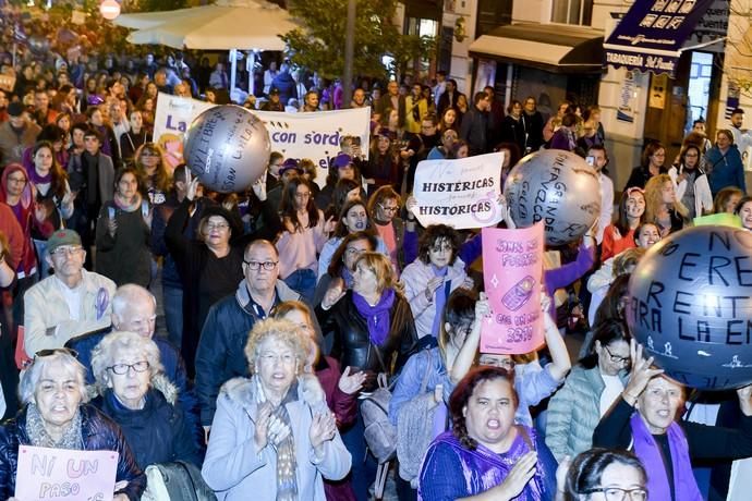 GENTE Y CULTURA 07-03-19  LAS PALMAS DE GRAN CANARIA. 8M Día Internacional de la Mujer. Manifestación por el 8M Día Internacional de la Mujer. FOTOS: JUAN CASTRO