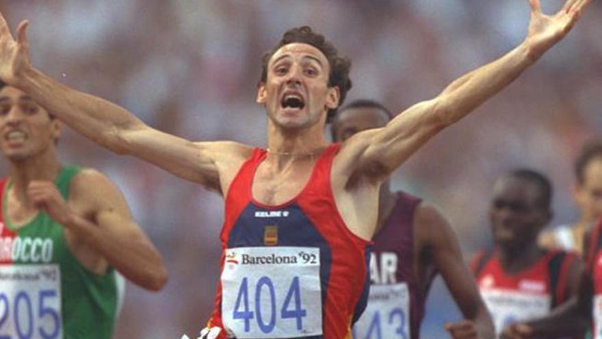 Fermin Cacho gana el oro en Barcelona 92