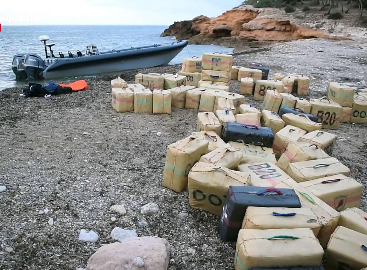 Desarticulada una xarxa que entrava haixix a Catalunya amb narcollanxes