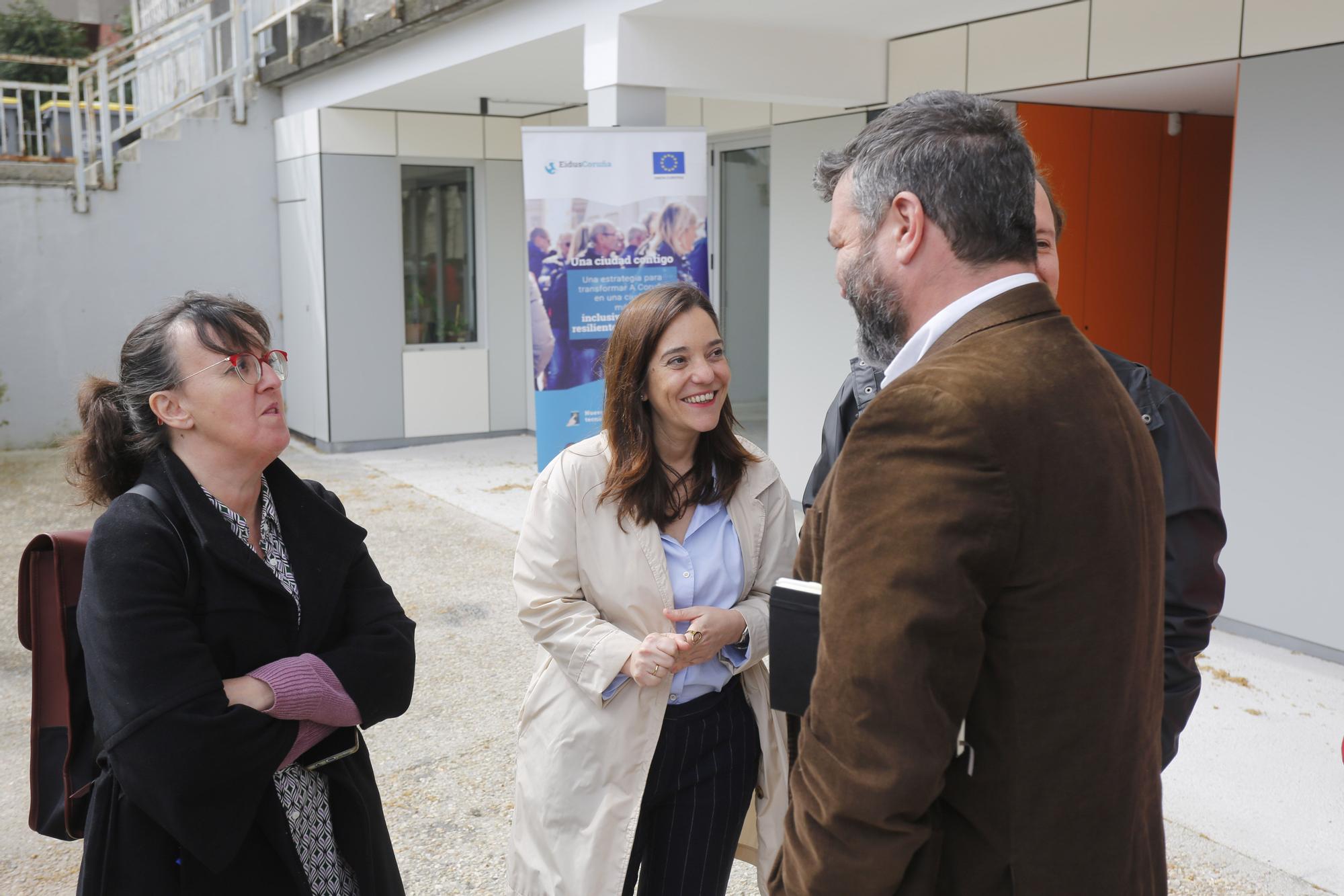 Visita a las instalaciones del centro García Sabell tras su reforma