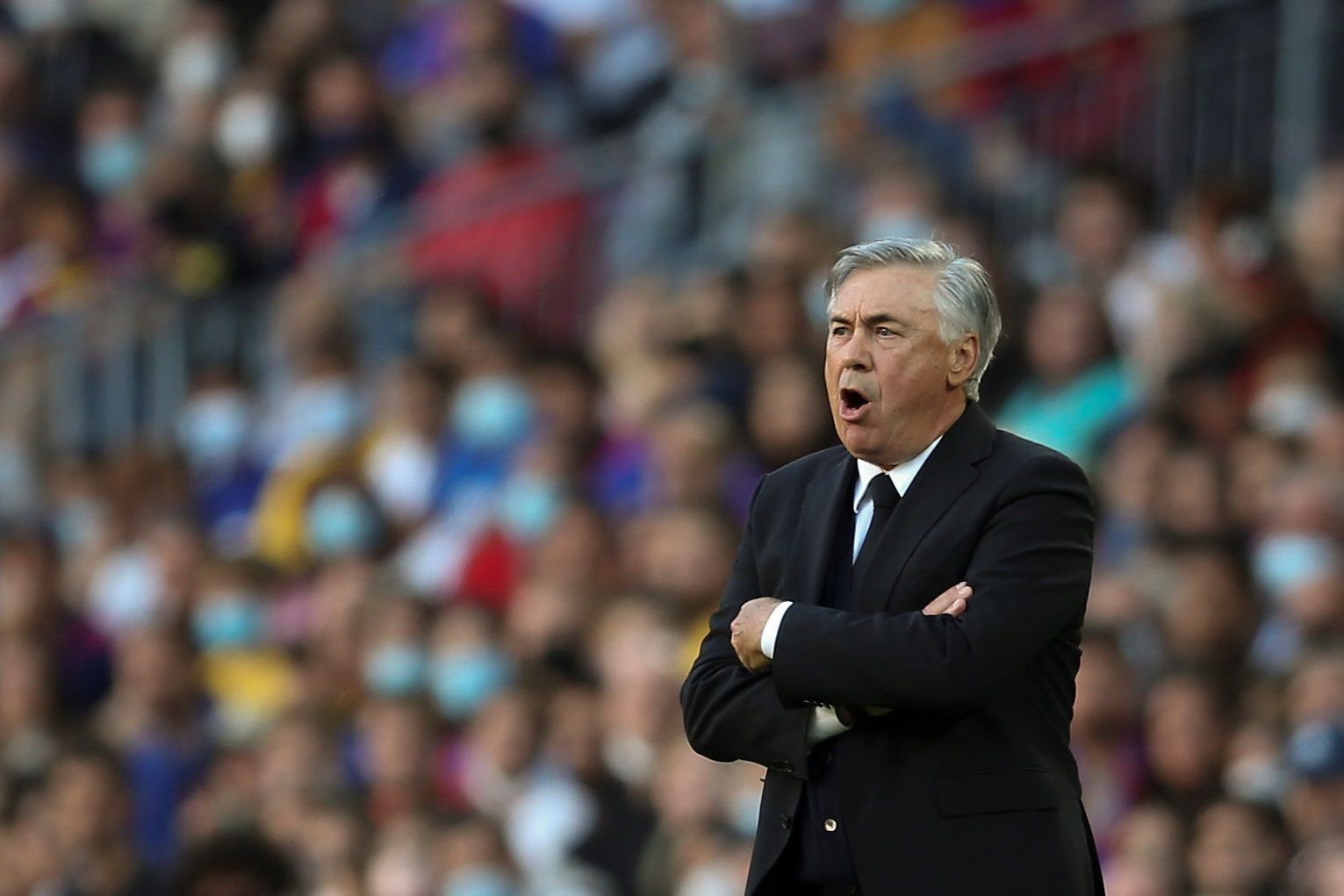 El entrenador del Real Madrid, Carlo Ancelotti.