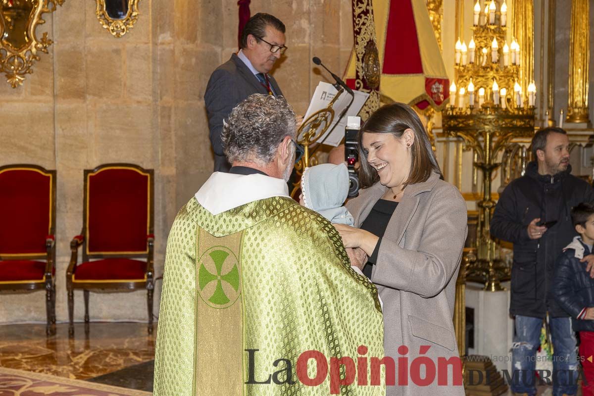 Presentación a la Vera Cruz de Caravaca de los niños nacidos en 2023