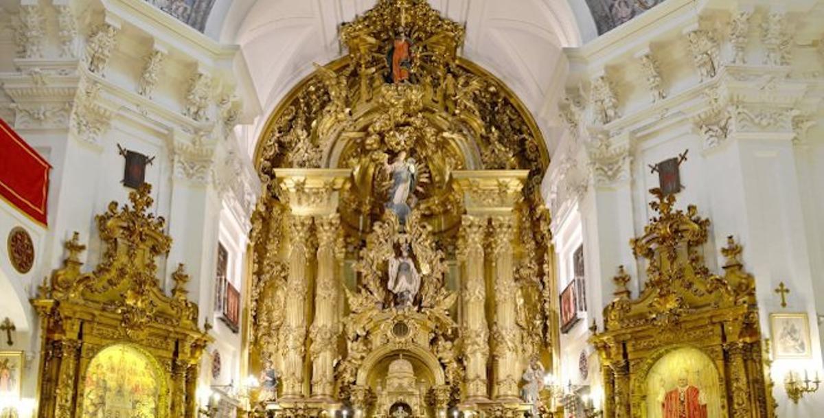 Realizado por José de Churriguera en la segunda década del siglo XVIII, este retablo de madera dorada y policromada es una de sus obras más destacadas, y la única presente en la capital