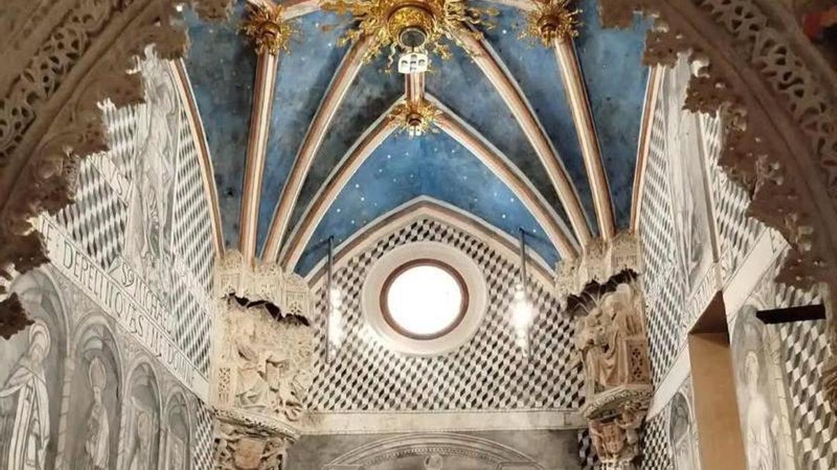La Diputación de Zaragoza finaliza la restauración de la capilla de Santiago  de la catedral de Tarazona tras una  inversión de 304.000 euros.
