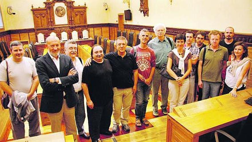 Los alumnos del Festival de Música Antigua visitan el Ayuntamiento