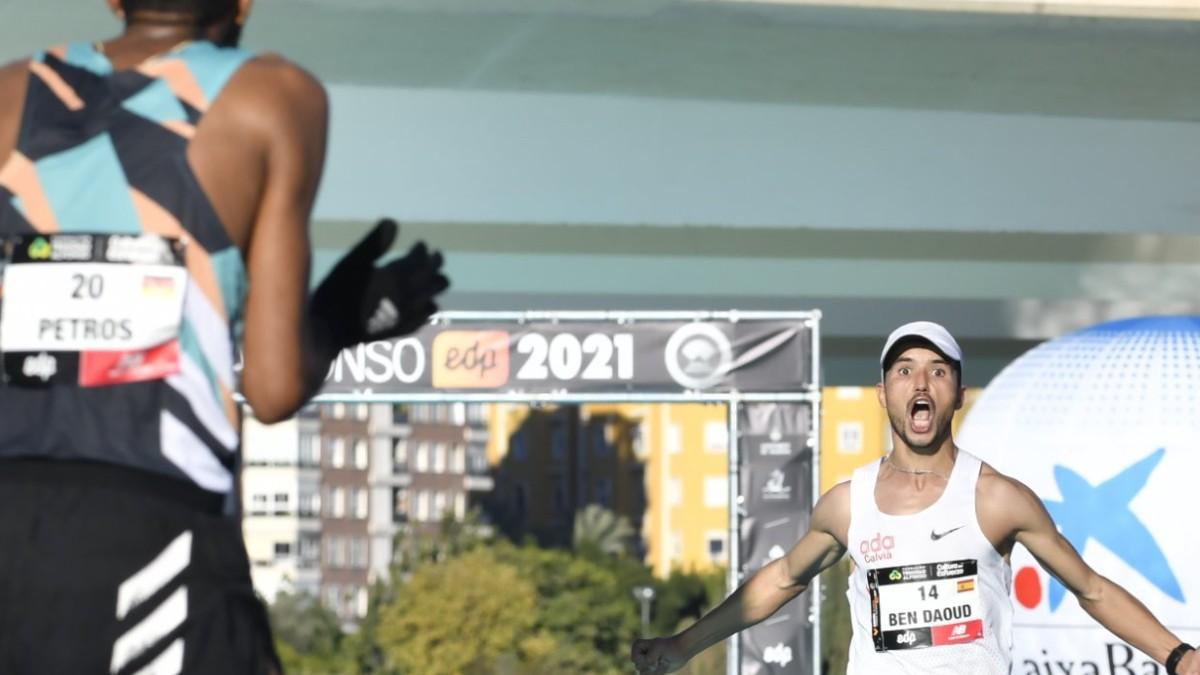 Ben Daoud iguala el récord de España en el maratón de Valencia (2h06:35)