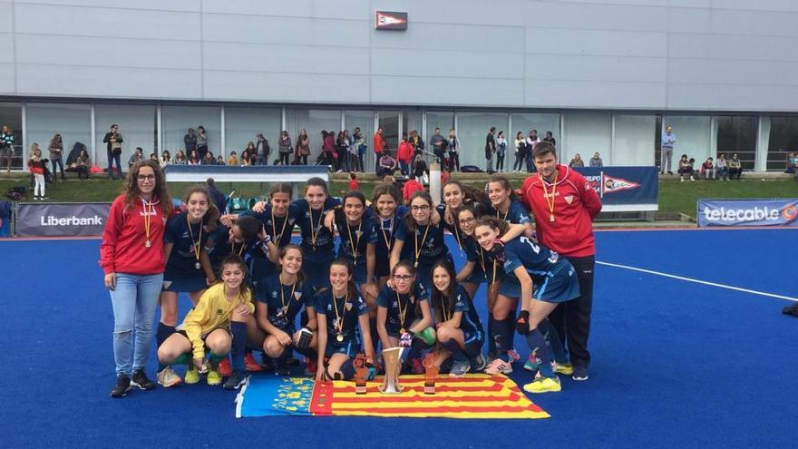 La selección valenciana femenina sub-14, otra vez campeona de España