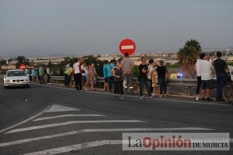 Grave accidente en Sangonera la Seca