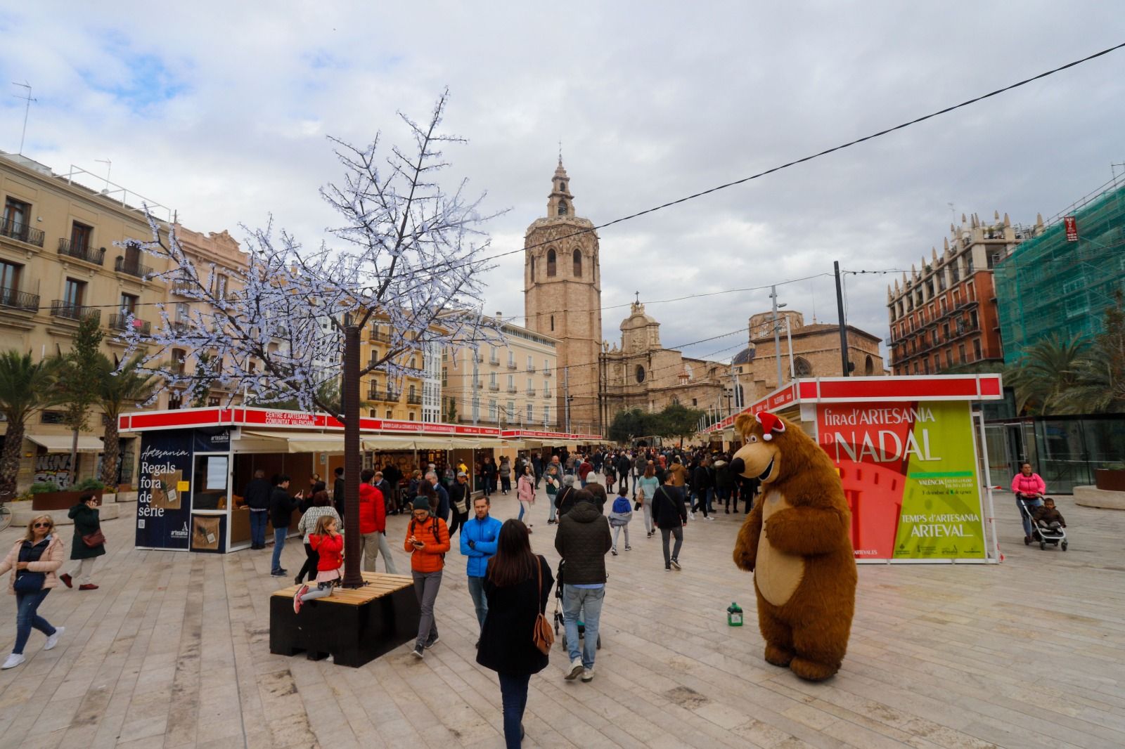 Ambiente navideño en València