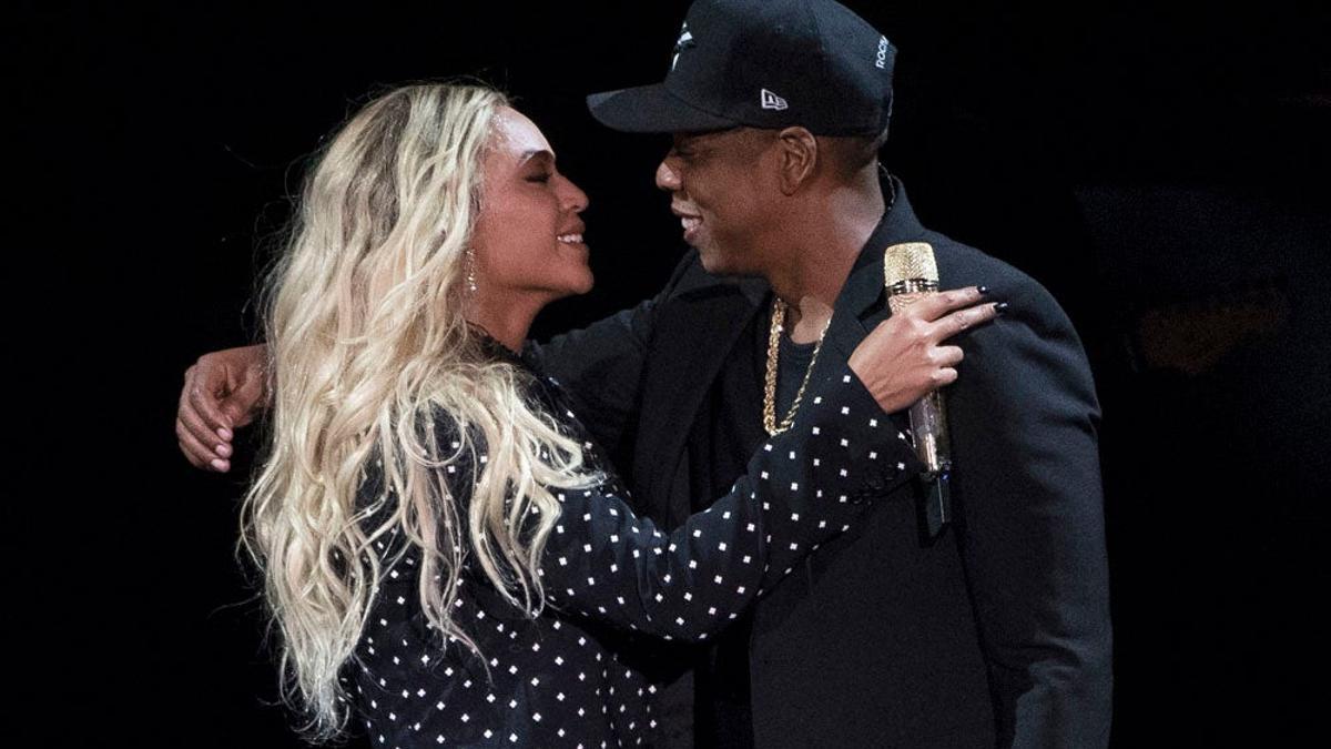 Beyoncé y Jay Z, juntos en el escenario