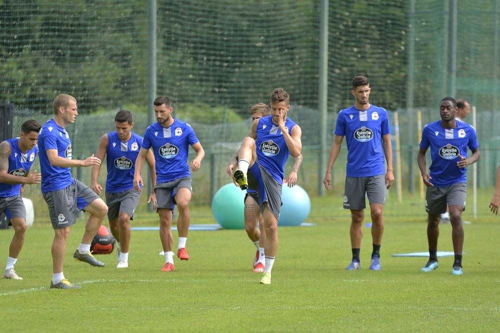 Luis Ruiz, nuevo fichaje del Dépor, ya en Abegondo