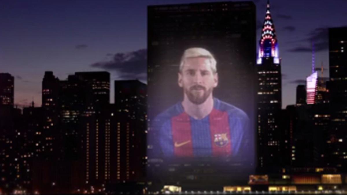 Leo Messi es uno de los protagonistas del video promocional del FC Barcelona
