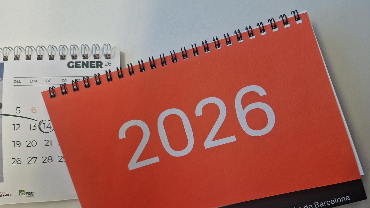 Calendario enero 2026.