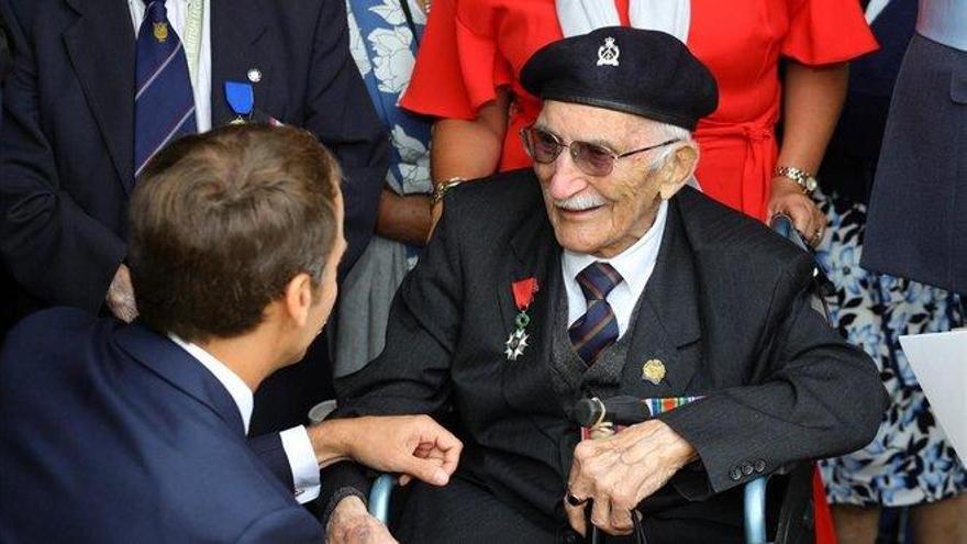 Macron rinde homenaje a la resistencia francesa de la segunda guerra mundial