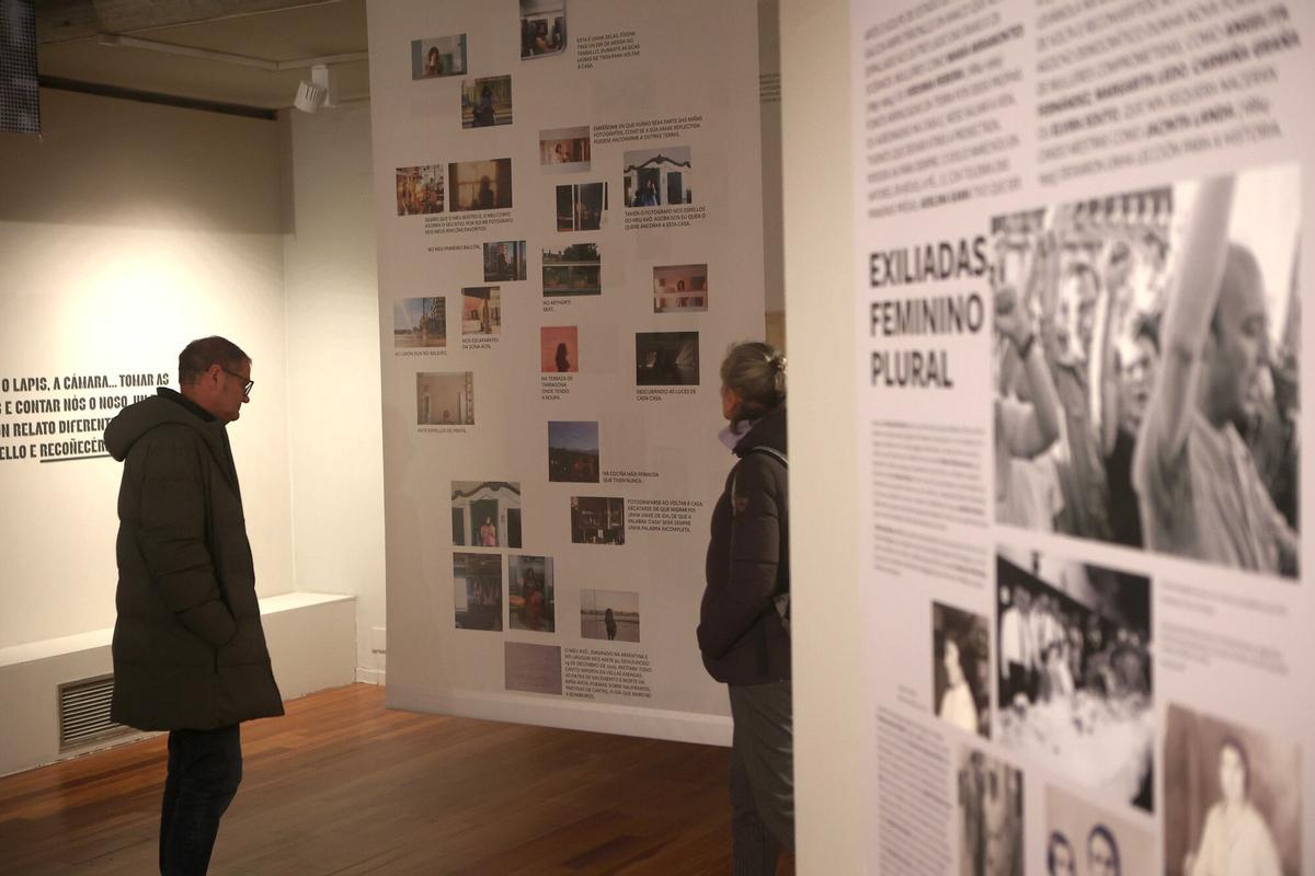 Kiosco Afonso, Inauguración exposición 'Emigrantes'