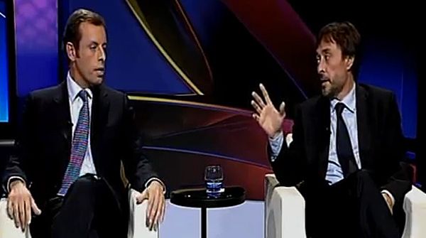 Rosell y Benedito en 8TV en el 2010
