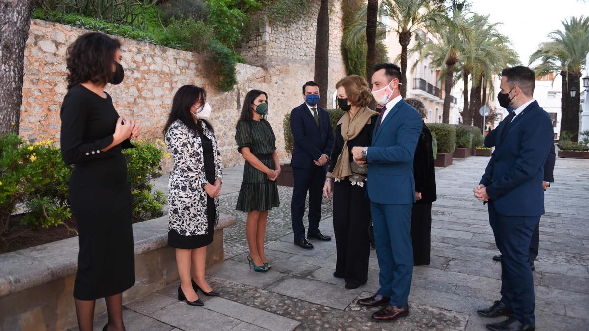 La Reina doña Sofía preside en Ibiza el concierto de las Ciudades Patrimonio