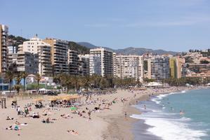 Playa de Málaga.