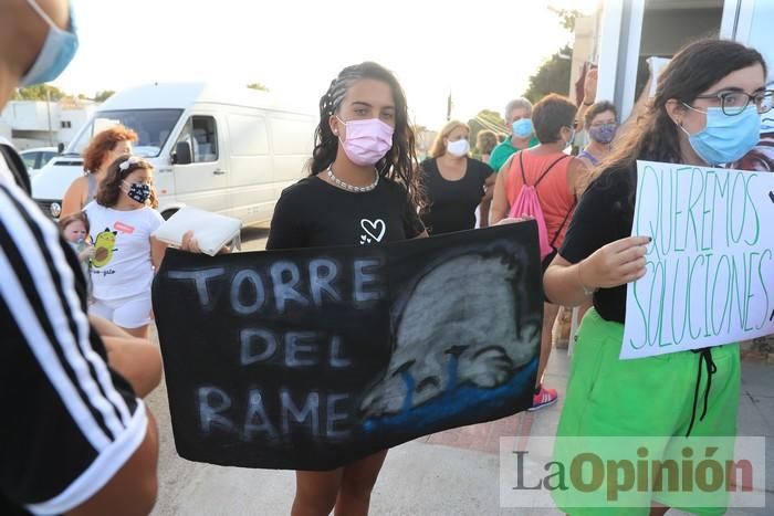 Protesta contra el estado del Mar Menor