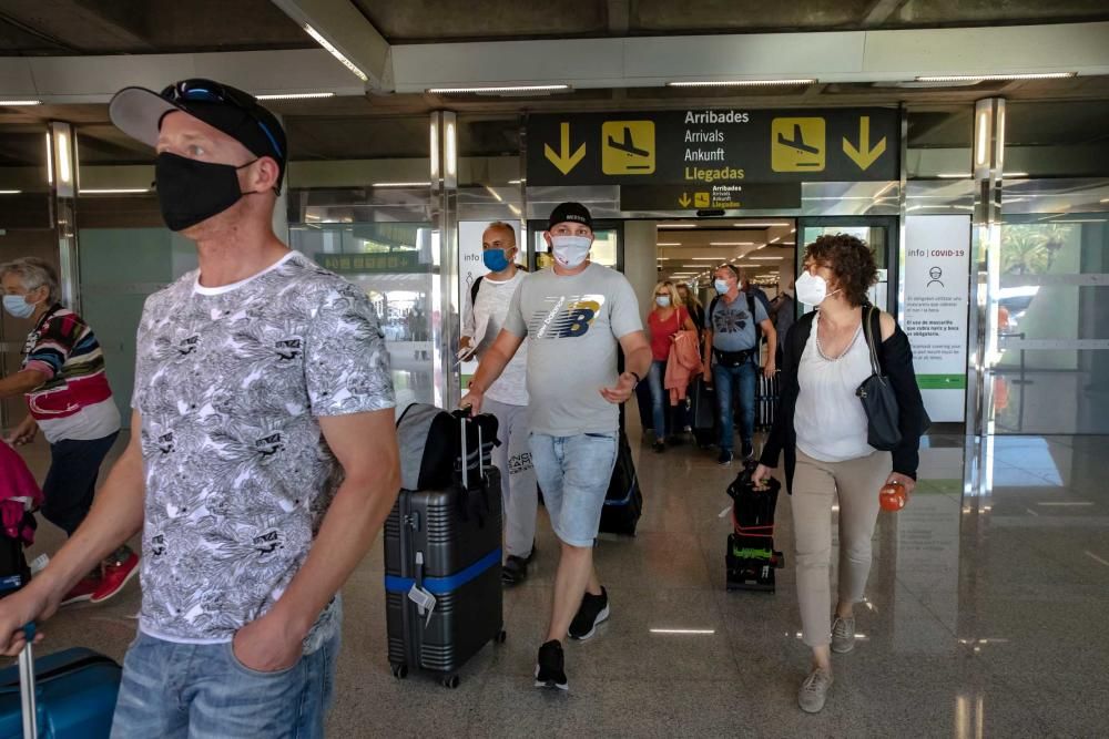 Los primeros turistas postcoronavirus ya disfrutan de Mallorca
