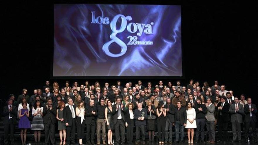 Imagen de los finalistas de los premios Goya.